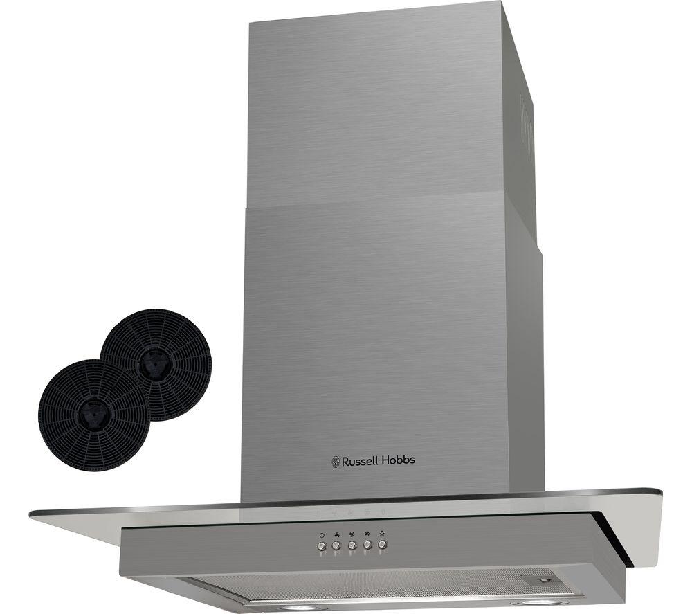 RUSSELL HOBBS RHFGCH601B Chimney Cooker Hood - Stainless Steel, Stainless Steel