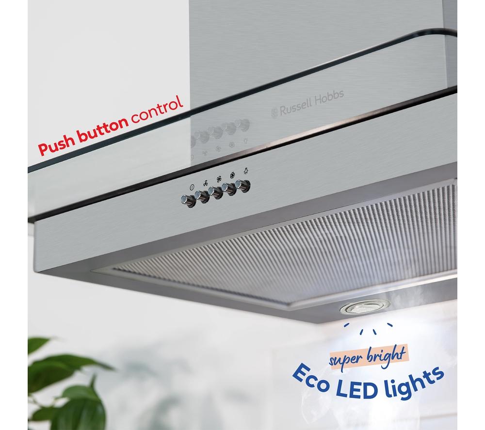 RUSSELL HOBBS RHFGCH601SS Chimney Cooker Hood - Stainless Steel image number 8 of 11