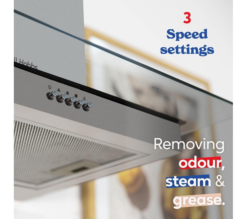 RUSSELL HOBBS RHFGCH601SS Chimney Cooker Hood - Stainless Steel image number 9 of 11