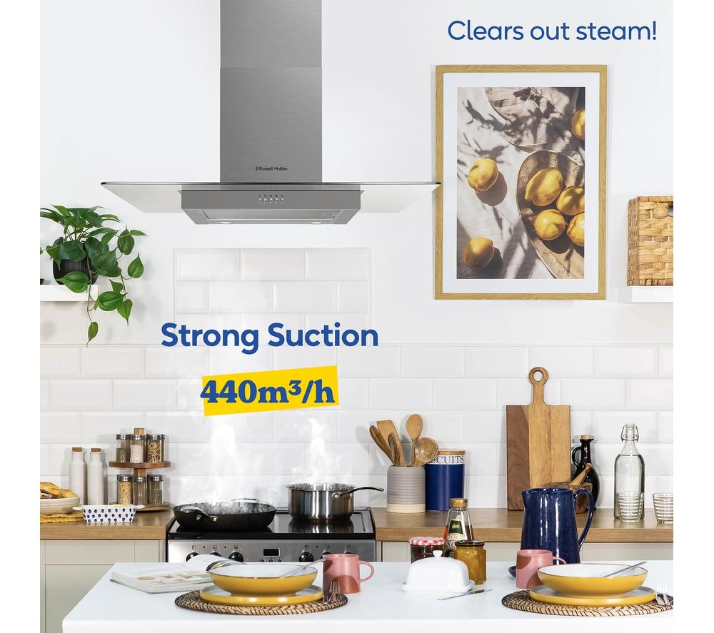 RUSSELL HOBBS RHFGCH901SS Chimney Cooker Hood - Stainless Steel image number 4 of 11