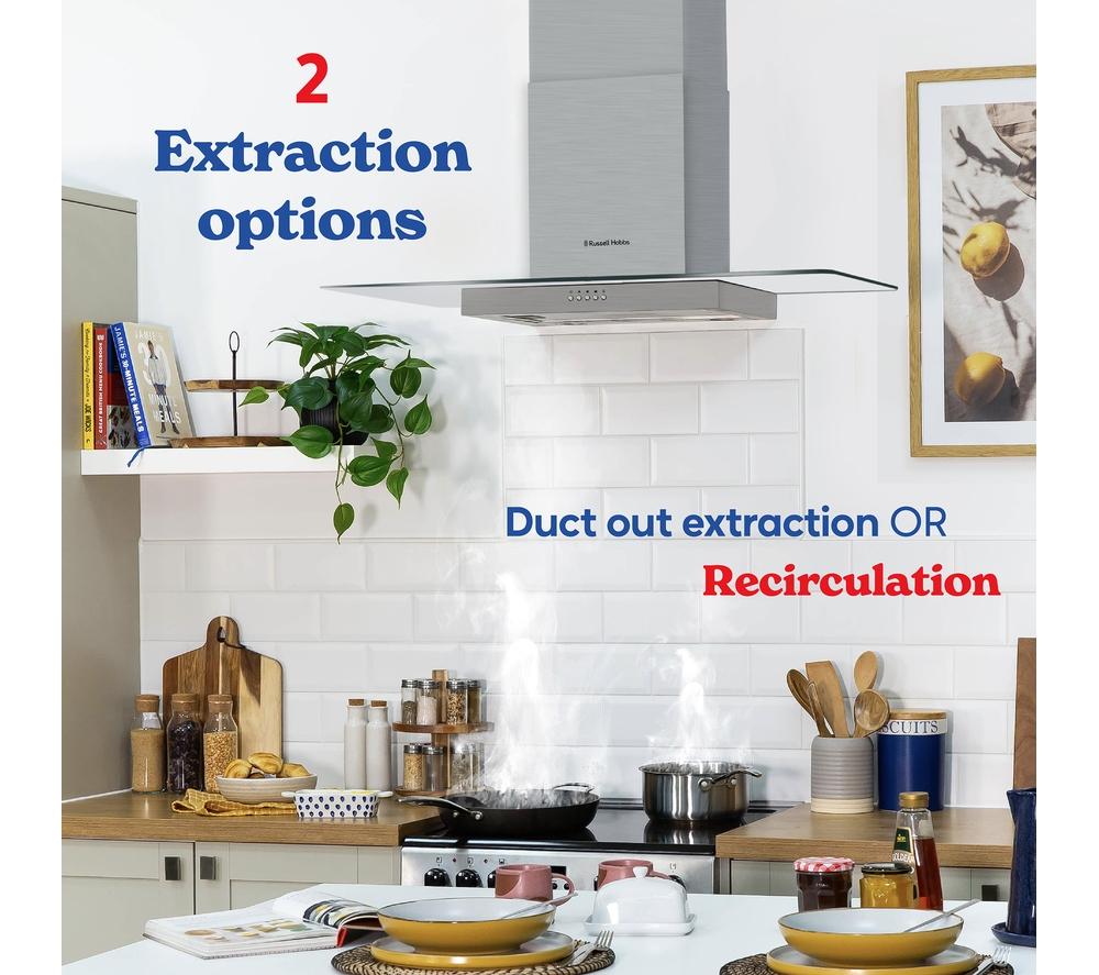 RUSSELL HOBBS RHFGCH901SS Chimney Cooker Hood - Stainless Steel image number 5 of 11