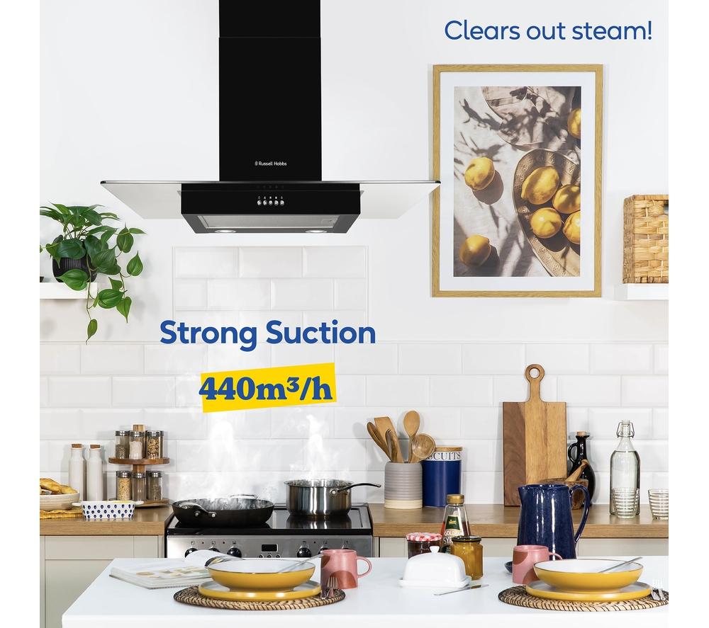 RUSSELL HOBBS RHFGCH901B Chimney Cooker Hood - Black image number 4 of 9