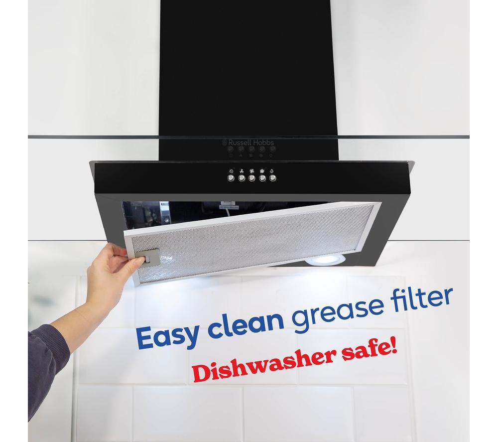 RUSSELL HOBBS RHFGCH901B Chimney Cooker Hood - Black image number 6 of 9