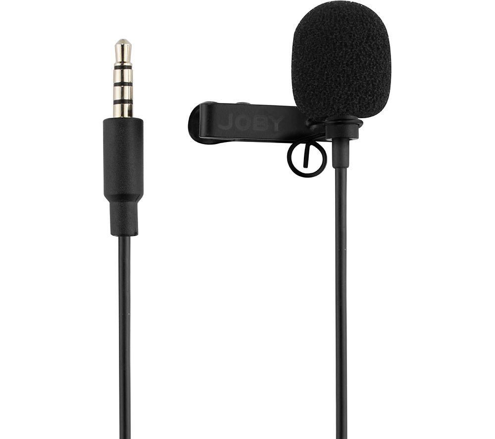 JOBY Wavo Lav Mobile Microphone - Black, Black