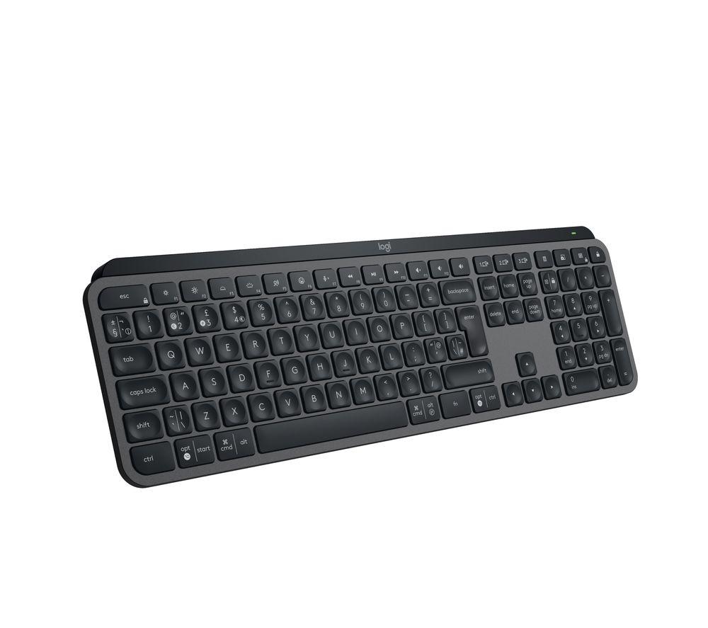 LOGITECH MX Keys S Wireless Keyboard - Black, Black