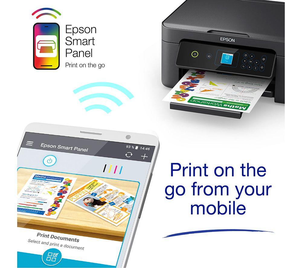 EPSON Expression Home XP-3205 All-in-One Wireless Inkjet Printer & Full Set of Ink Cartridges Bundle image number 9 of 12
