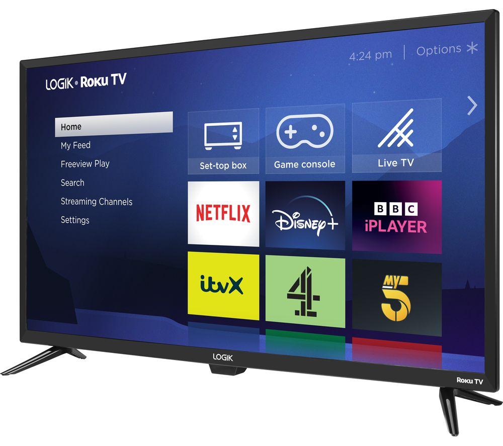 LOGIK L32RHE23 Roku TV 32" Smart HD Ready HDR LED TV