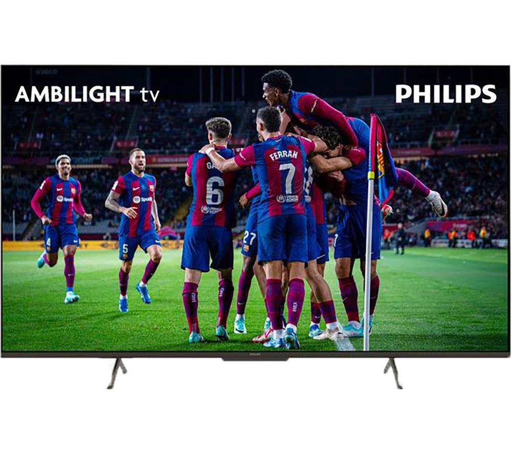 PHILIPS 43PUS8108/12 Smart 4K Ultra HD HDR LED TV with Amazon Alexa, Silver/Grey