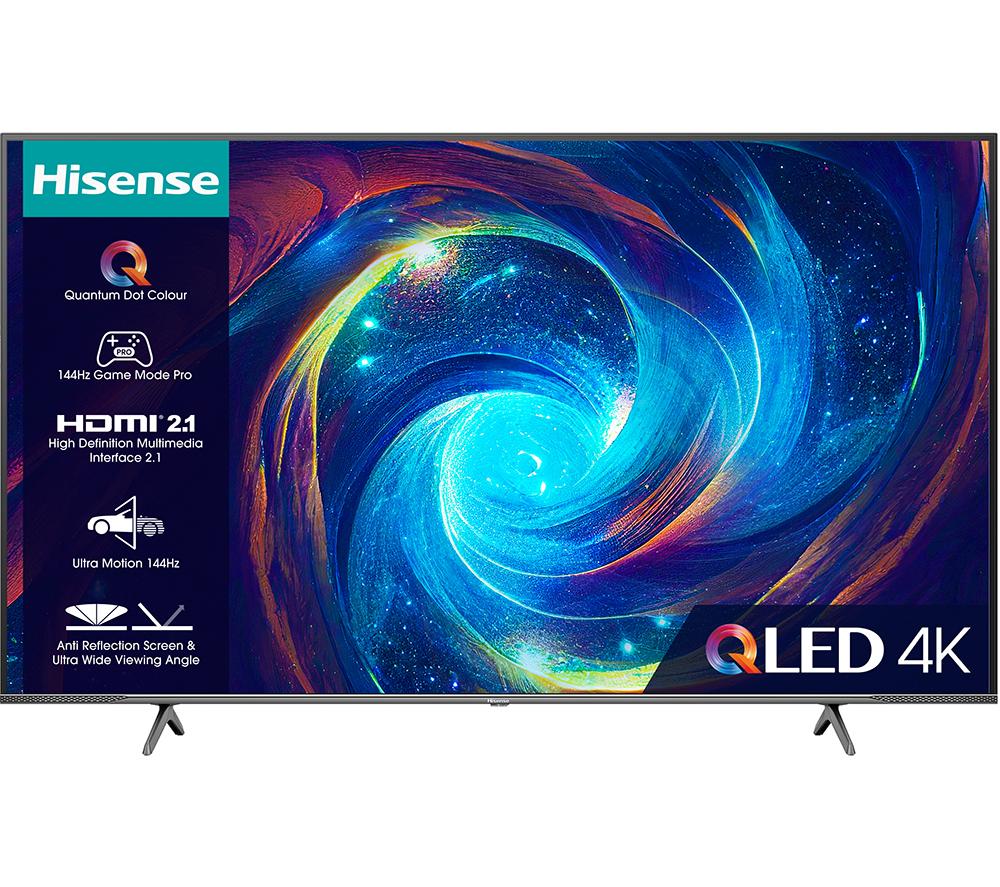 HISENSE 65A7KQTUK 65 Smart 4K Ultra HD HDR QLED TV with  Alexa