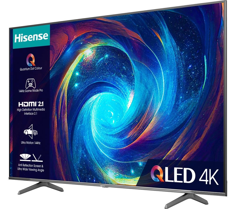 Buy HISENSE 55E7KQTUK PRO 55 Smart 4K Ultra HD HDR QLED TV with