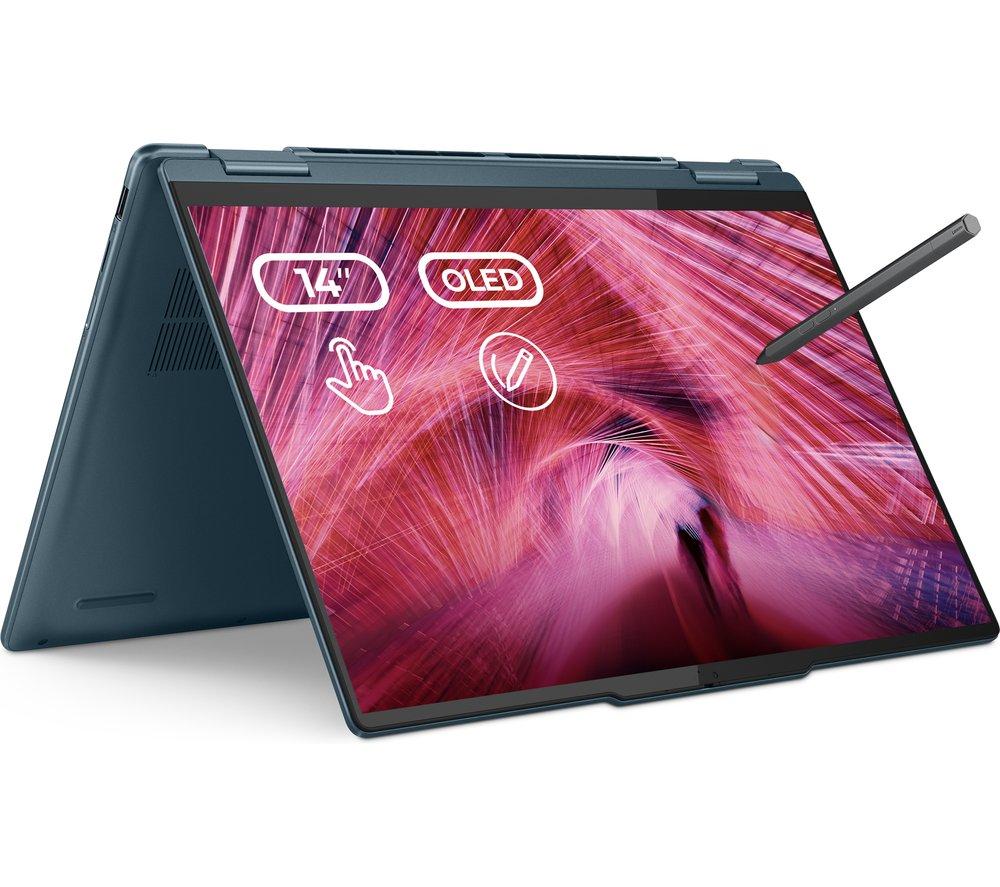 LENOVO Yoga 7 14 2 in 1 Laptop - AMD Ryzen 7, 1 TB SSD, Blue, Blue