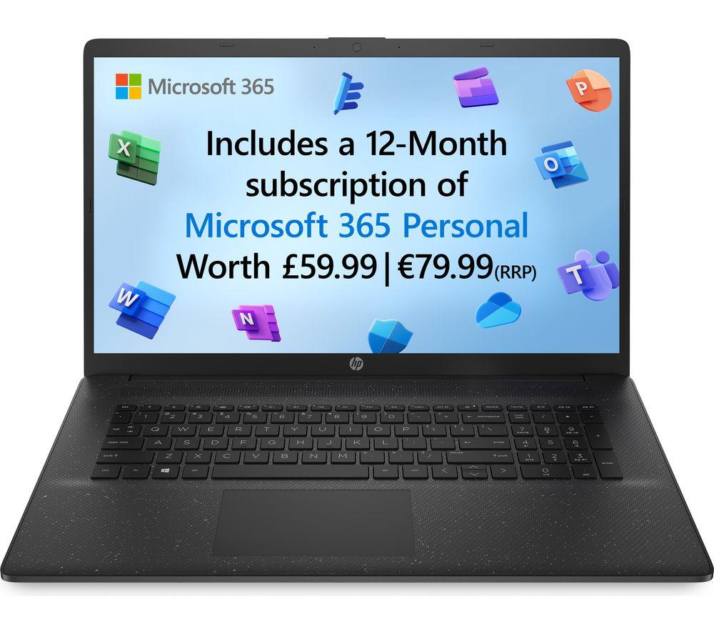 Buy HP 17 cn0534sa 17.3 Laptop Intel Pentium 128 GB SSD Black Currys