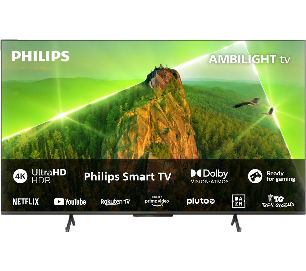 Buy PHILIPS Ambilight 55PUS8108/12 55 Smart 4K Ultra HD HDR LED TV with   Alexa