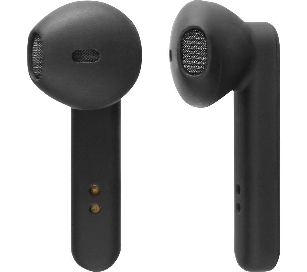 STREETZ TA-TWS-104 True Wireless Bluetooth Earbuds - Matte Black, Black