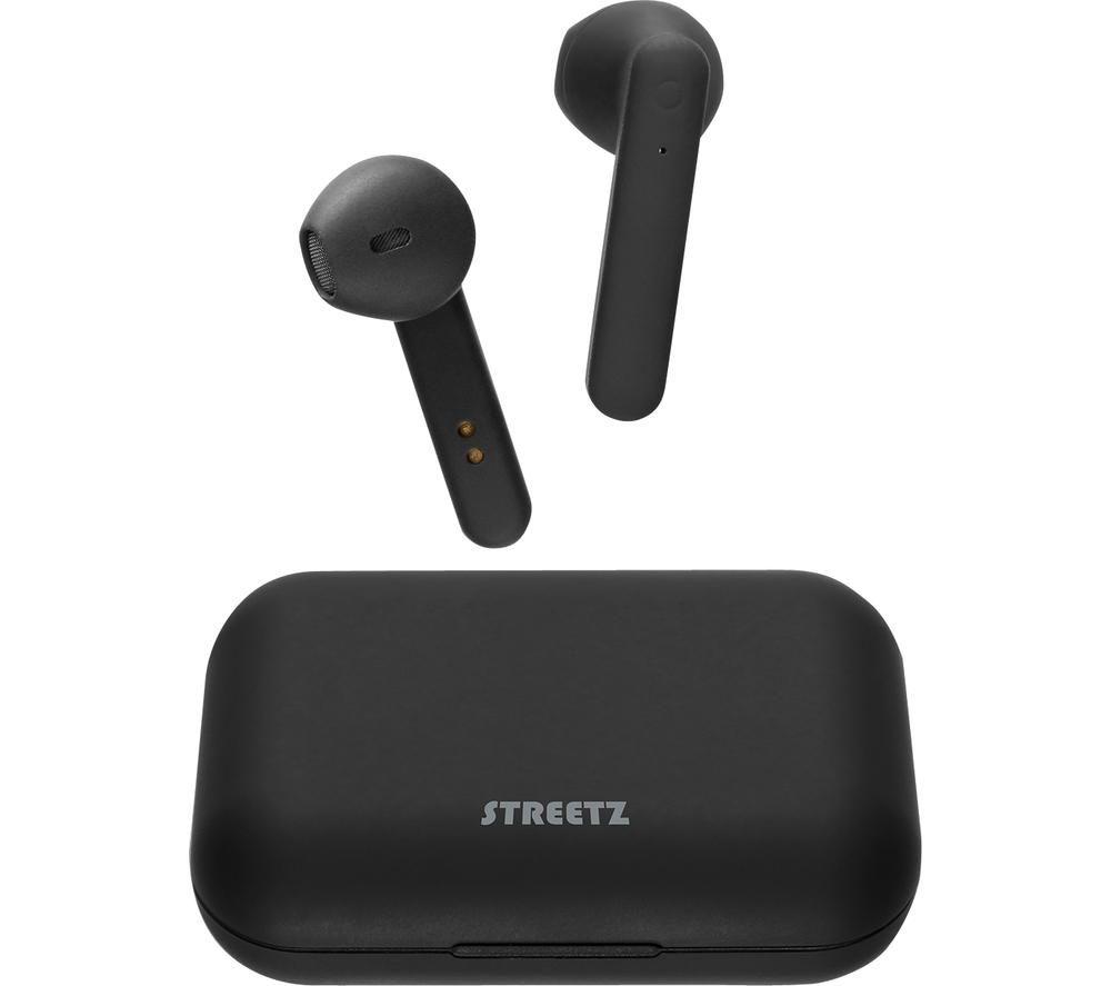 STREETZ TA-TWS-104 True Wireless Bluetooth Earbuds - Matte Black image number 3 of 8