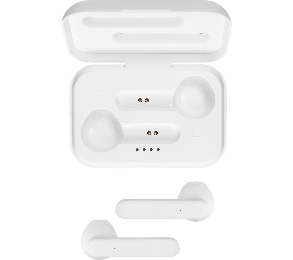 STREETZ TWS-105 True Wireless Bluetooth Earbuds - Matte White image number 2 of 8