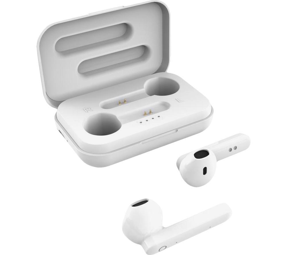 STREETZ TWS-105 True Wireless Bluetooth Earbuds - Matte White image number 4 of 8