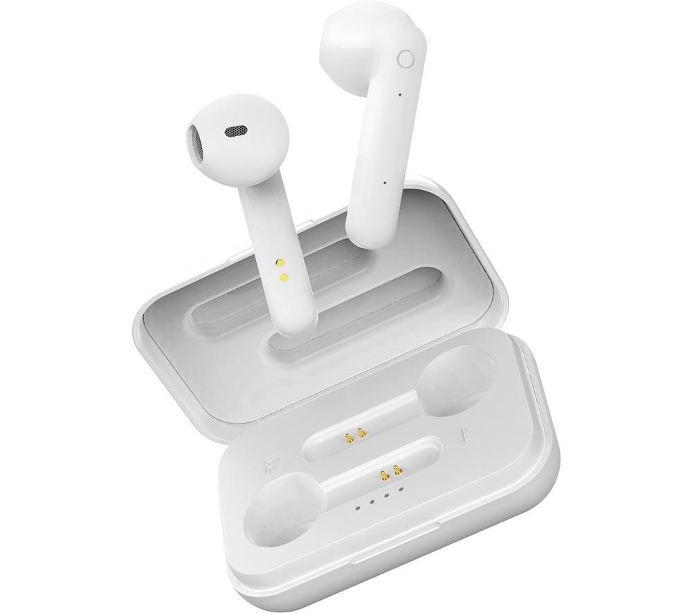 STREETZ TWS-105 True Wireless Bluetooth Earbuds - Matte White image number 5 of 8