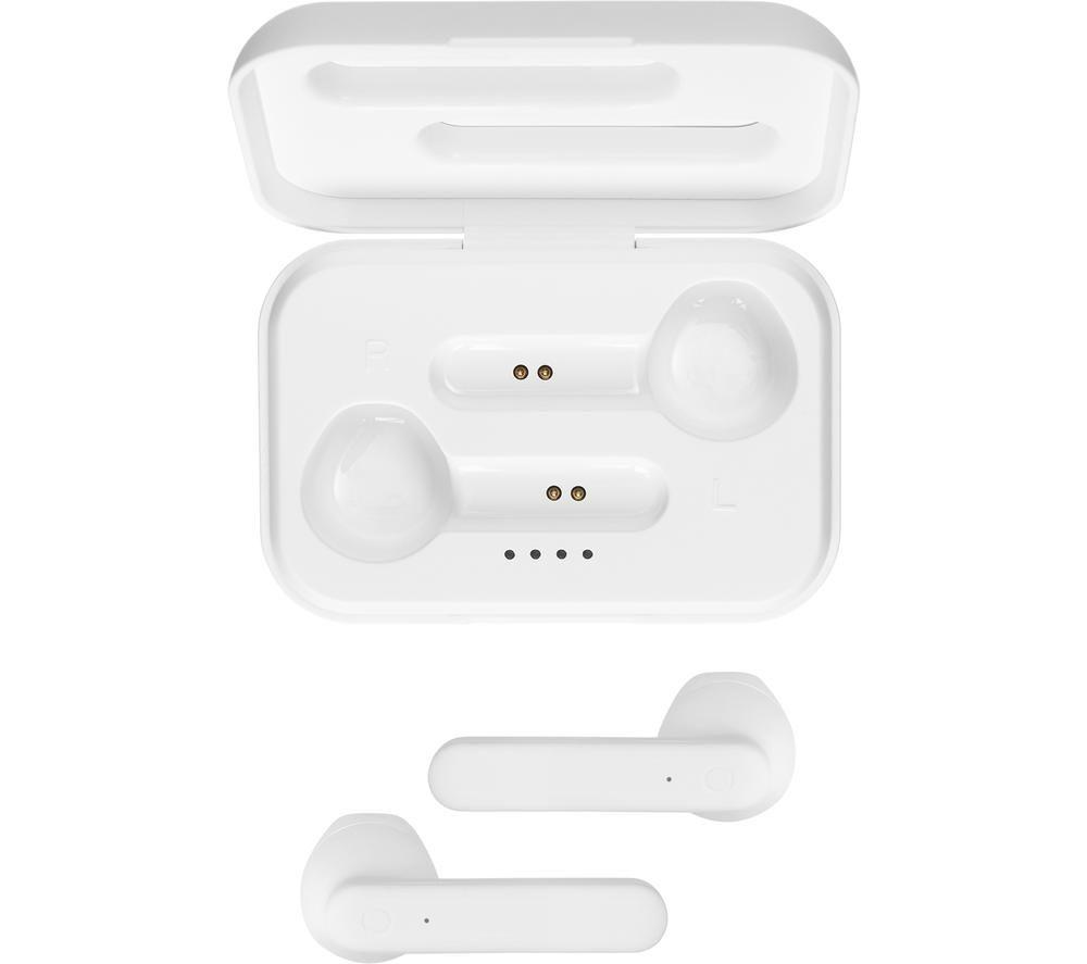 STREETZ TWS-105 True Wireless Bluetooth Earbuds - Matte White image number 7 of 8