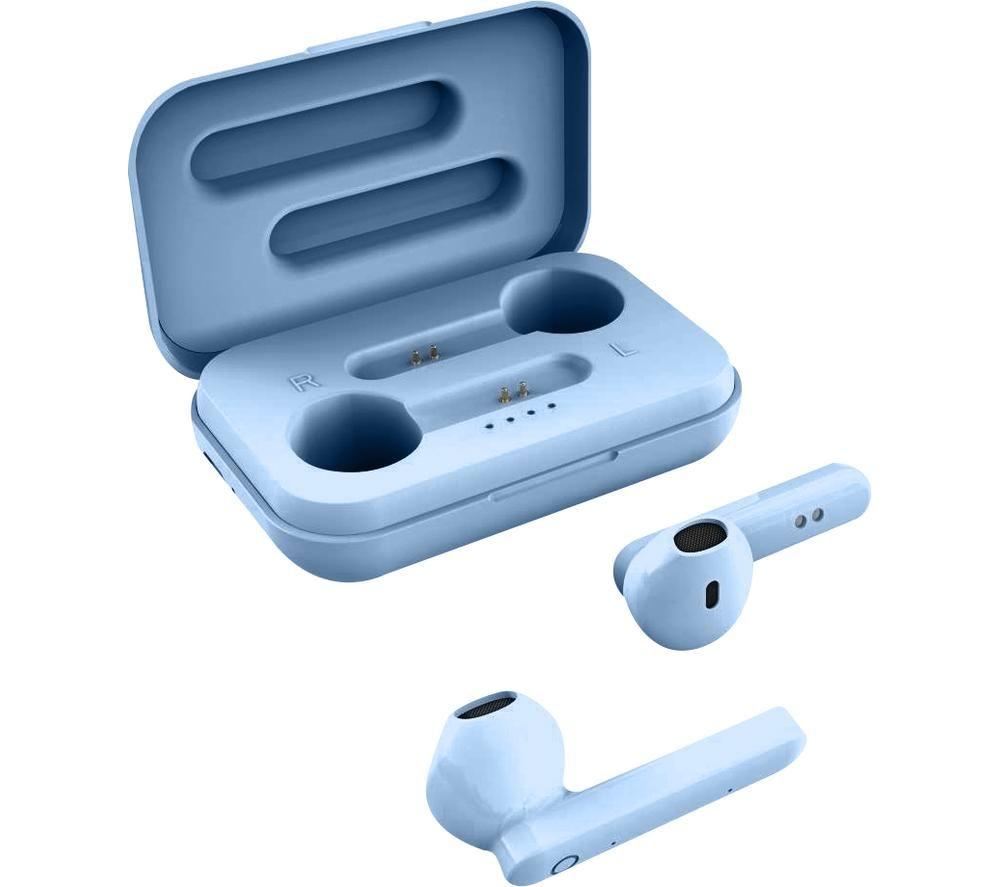 STREETZ TWS-107 True Wireless Bluetooth Earbuds - Matte Blue image number 4 of 7