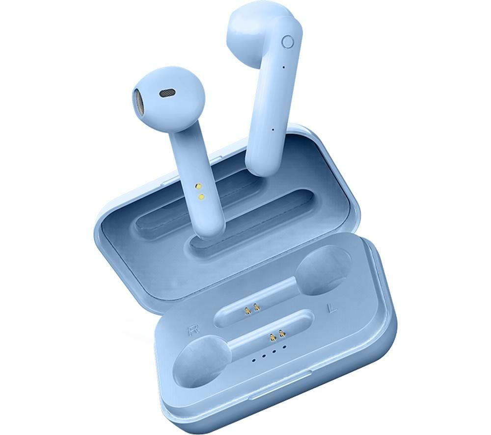 STREETZ TWS-107 True Wireless Bluetooth Earbuds - Matte Blue image number 6 of 7