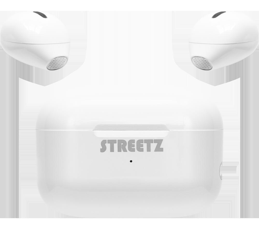 STREETZ TWS-114 Wireless Bluetooth Earbuds - White image number 4 of 8