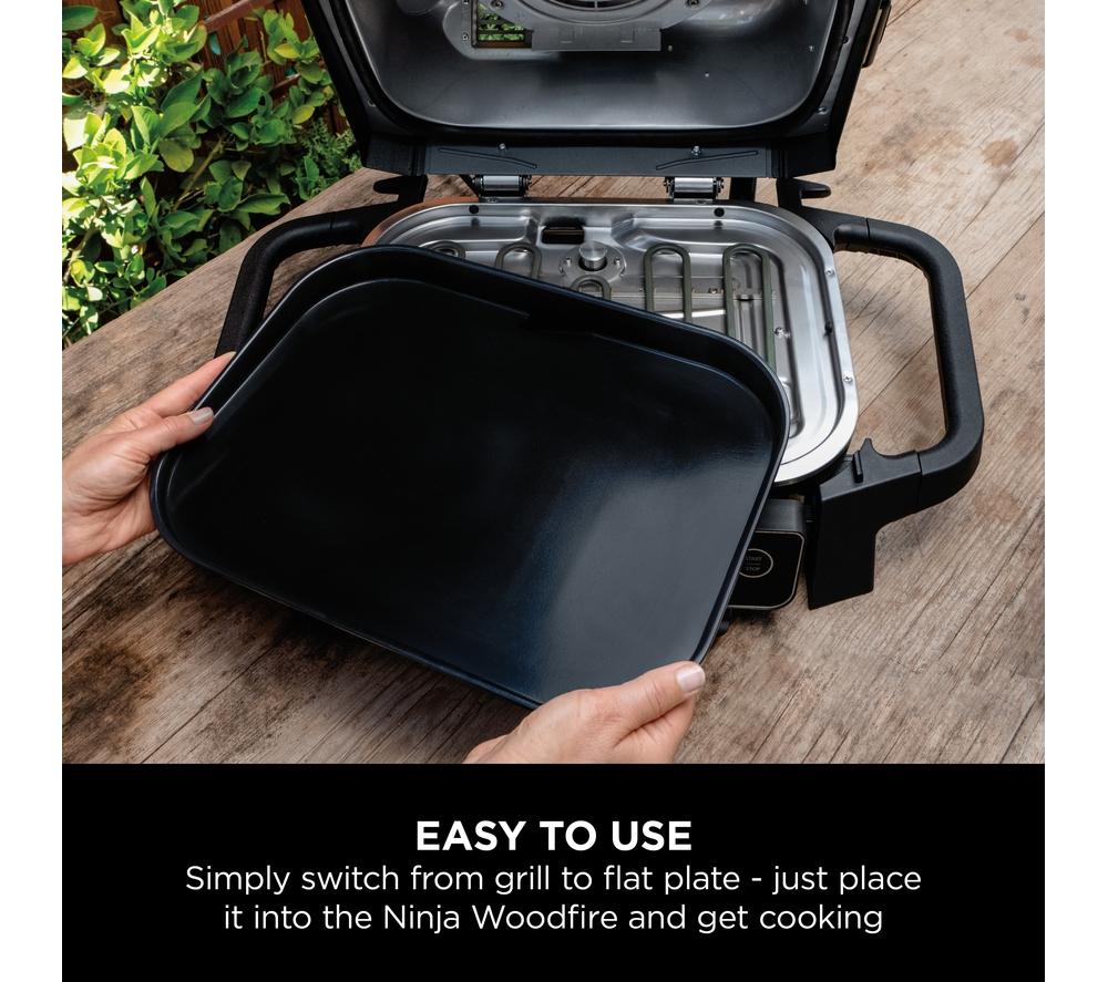 NINJA Woodfire Electric BBQ Grill Flat Plate image number 4 of 7