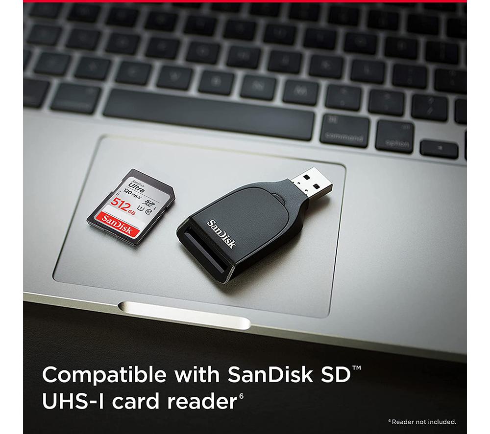 SANDISK Ultra Class 10 SDXC Memory Card - 512 GB image number 4 of 4