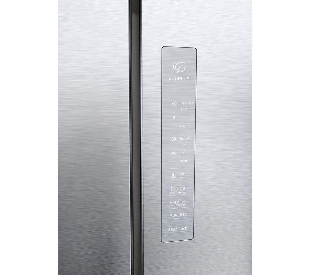 HAIER HCR3818ENMM Fridge Freezer - Platinum Inox image number 12 of 15