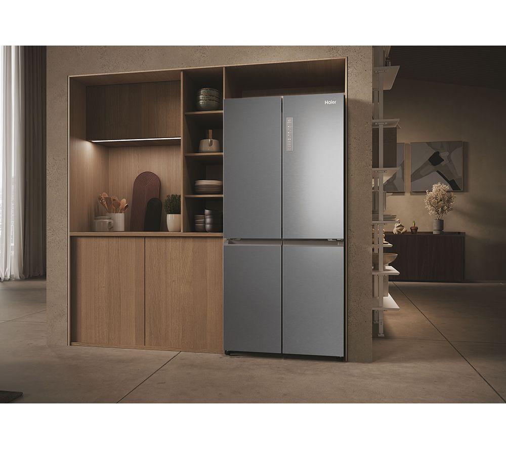 HAIER HCR3818ENMM Fridge Freezer - Platinum Inox image number 13 of 15