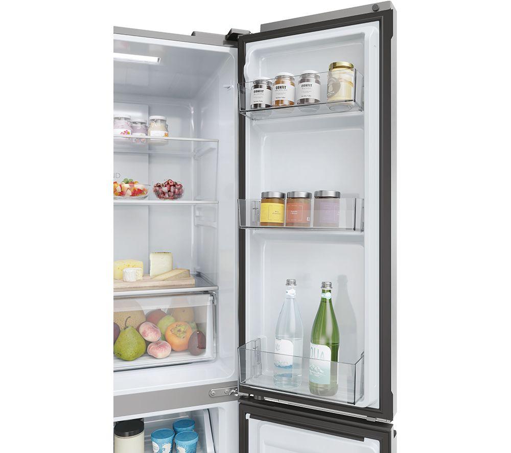 HAIER HCR3818ENMM Fridge Freezer - Platinum Inox image number 15 of 24