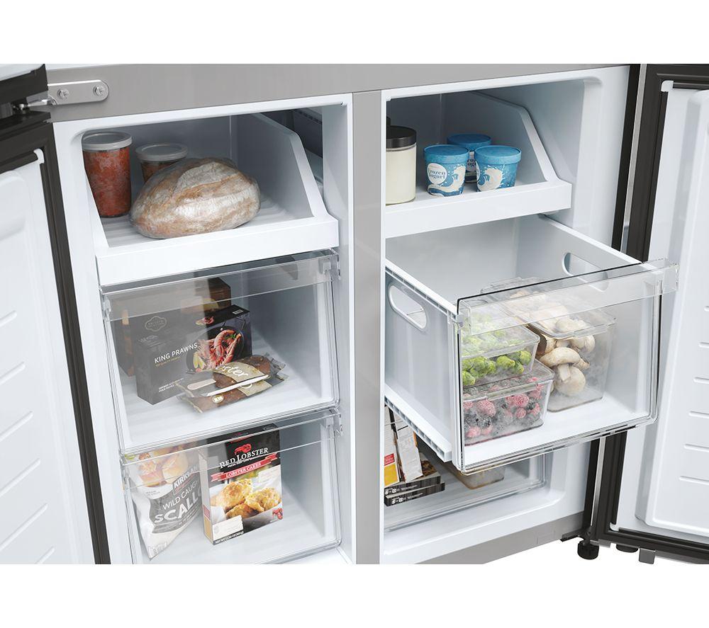 HAIER HCR3818ENMM Fridge Freezer - Platinum Inox image number 16 of 24