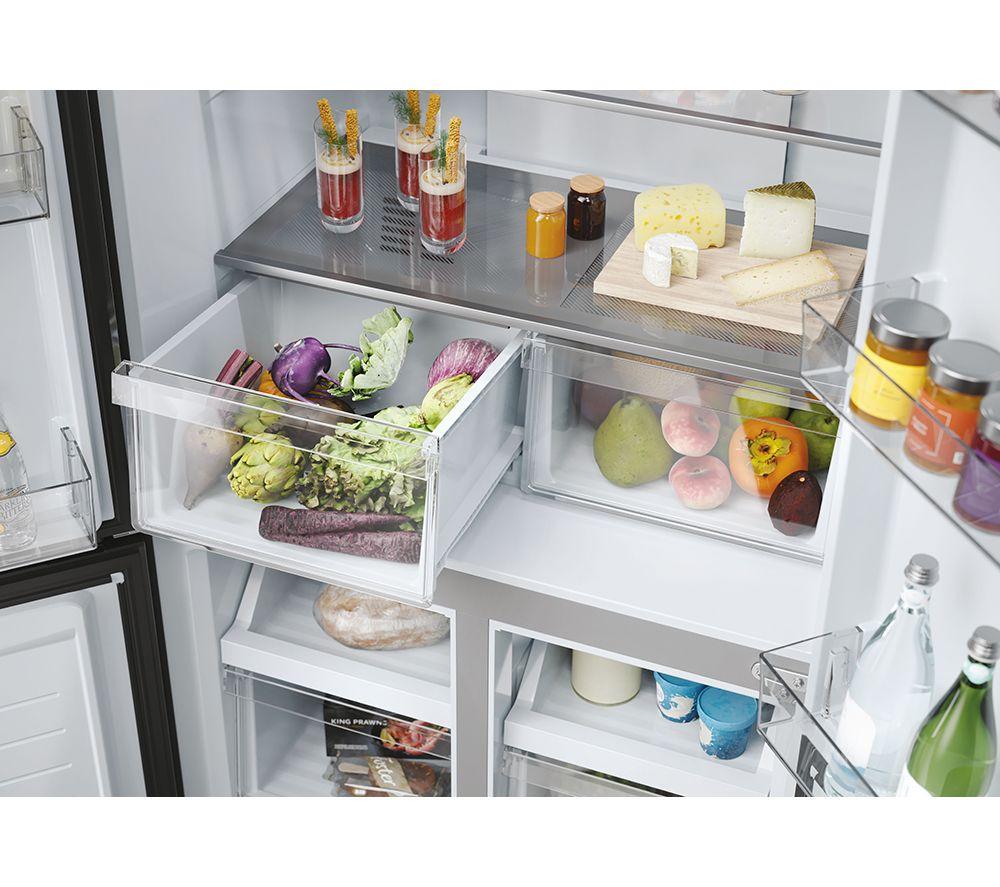 HAIER HCR3818ENMM Fridge Freezer - Platinum Inox image number 18 of 24