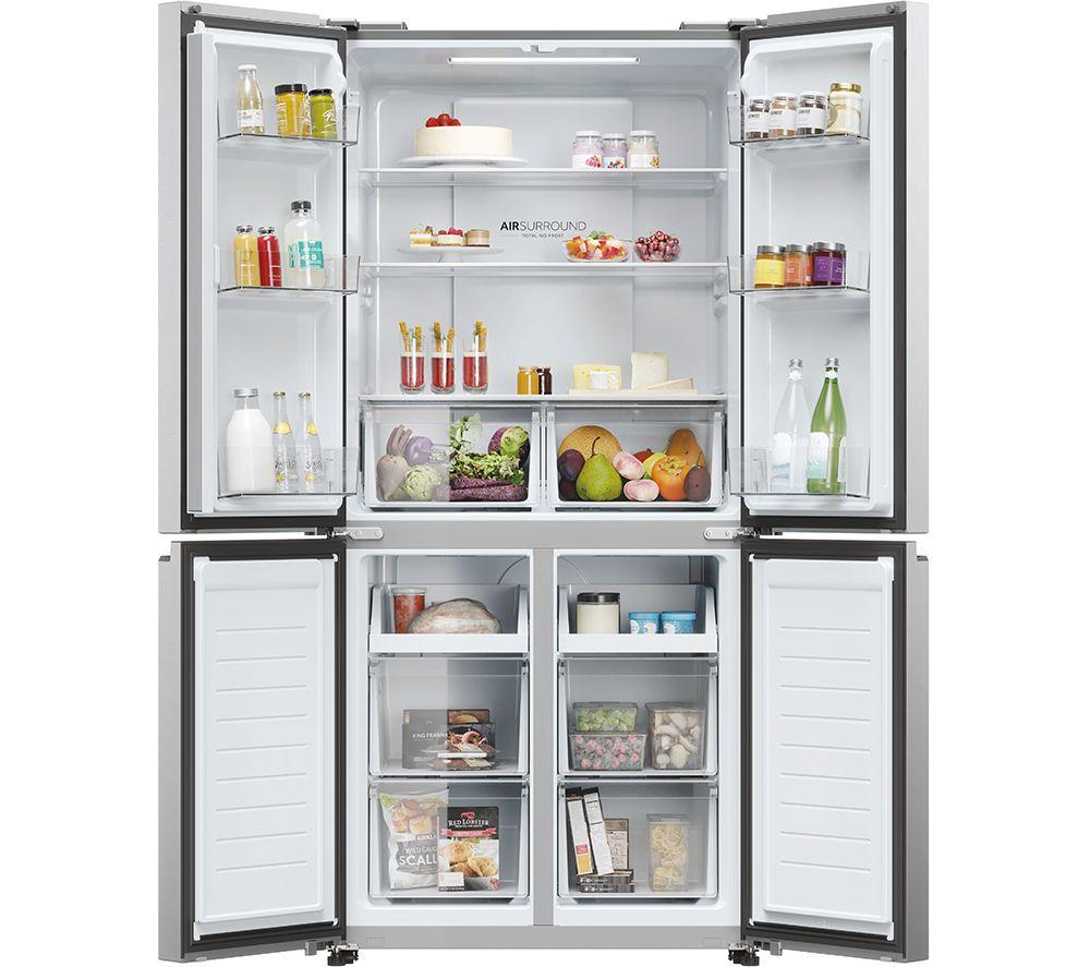 HAIER HCR3818ENMM Fridge Freezer - Platinum Inox image number 23 of 24
