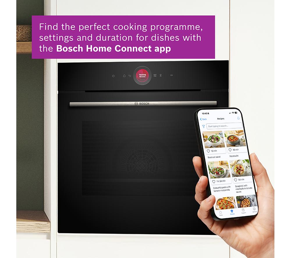 BOSCH Series 8 HBG7741B1B Electric Pyrolytic Smart Oven - Black image number 10 of 14