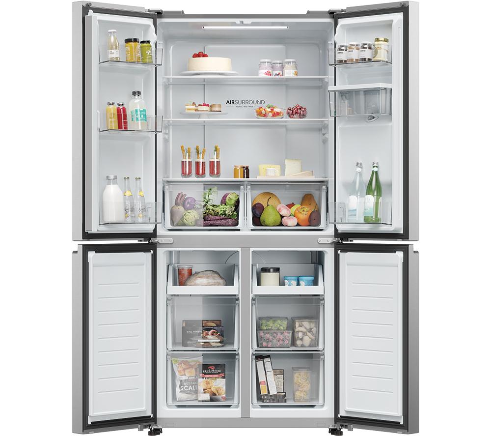 HAIER HCR3818EWMM Fridge Freezer - Platinum Inox image number 12 of 27