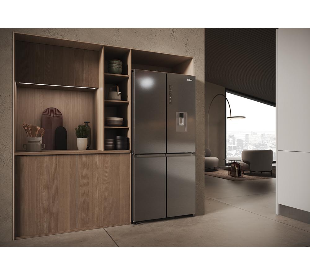HAIER HCR3818EWMM Fridge Freezer - Platinum Inox image number 24 of 27