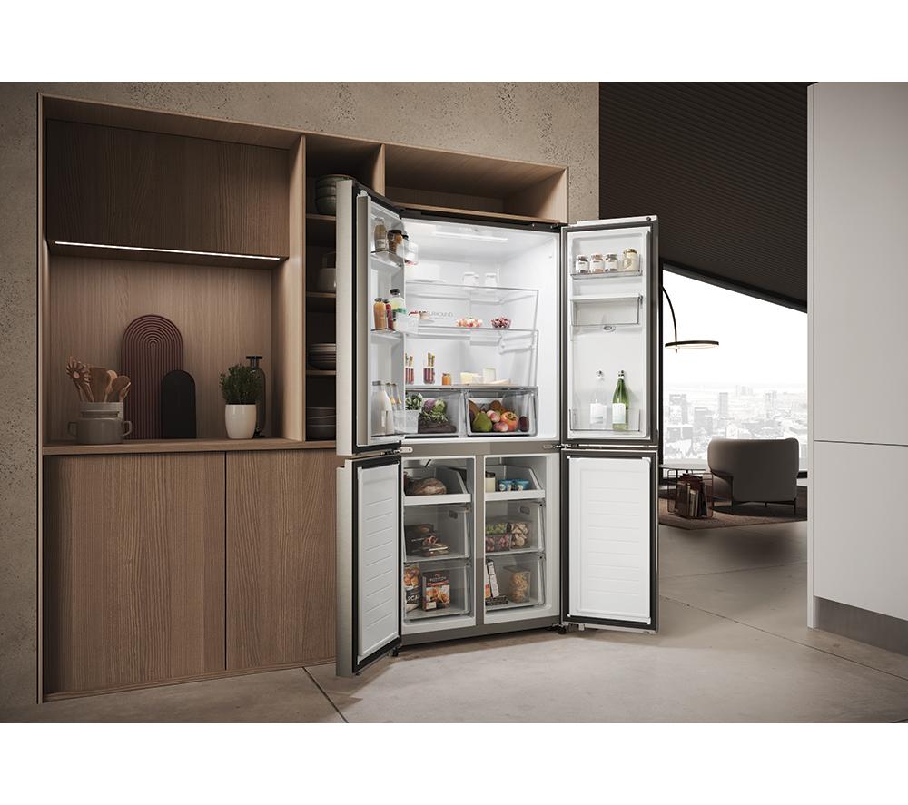 HAIER HCR3818EWMM Fridge Freezer - Platinum Inox image number 25 of 27