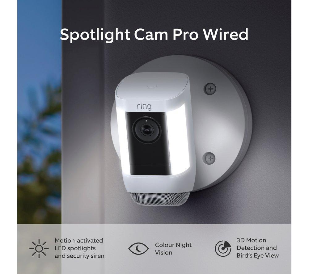 Ring spotlight cam wired hd hot sale security camera