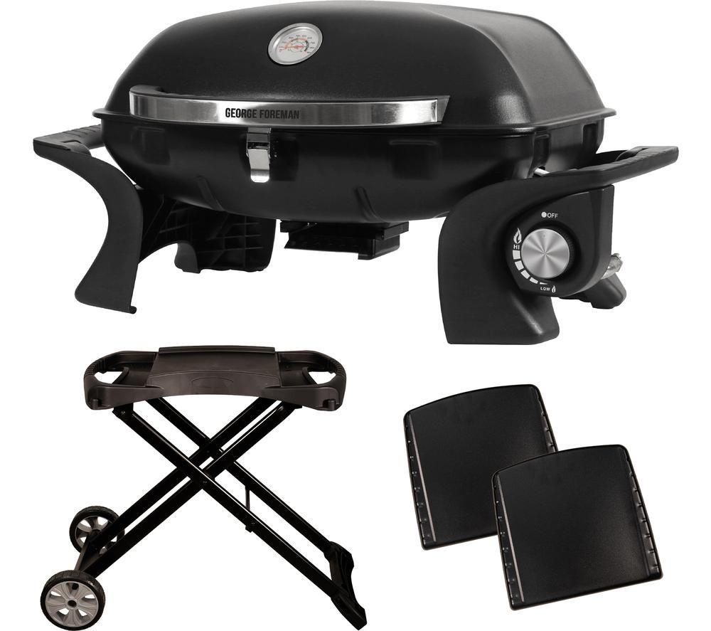 GEORGE FOREMAN GFSBBQ1TR Portable Gas BBQ - Black image number 4 of 8