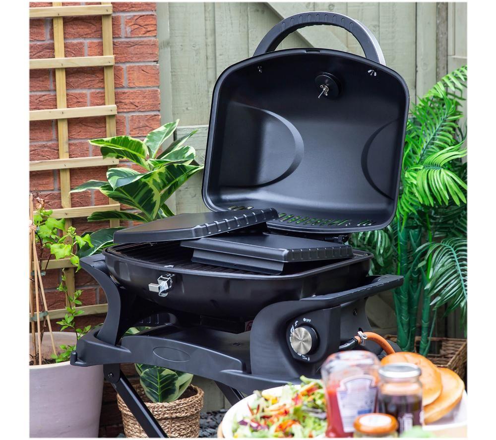 GEORGE FOREMAN GFSBBQ1TR Portable Gas BBQ - Black image number 5 of 8