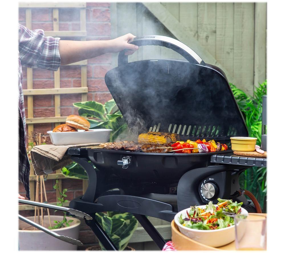 GEORGE FOREMAN GFSBBQ1TR Portable Gas BBQ - Black image number 6 of 8