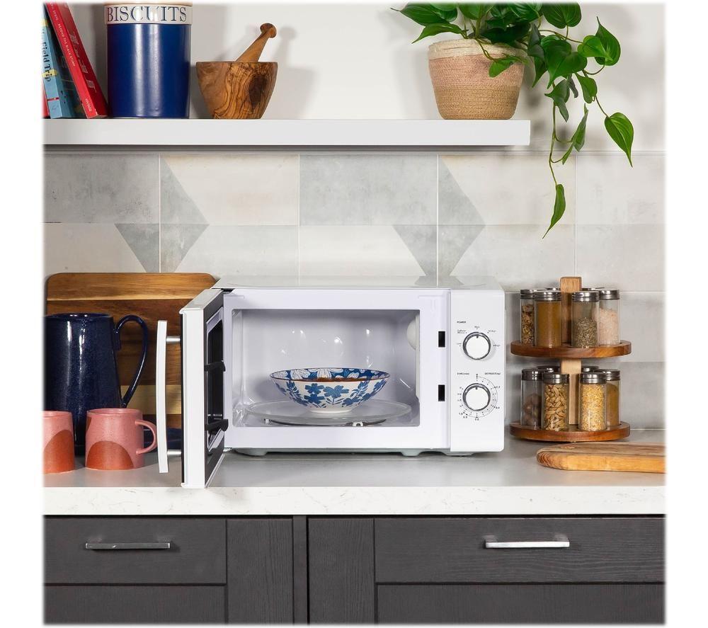 RUSSELL HOBBS RHM2060 Compact Solo Microwave - White image number 5 of 8