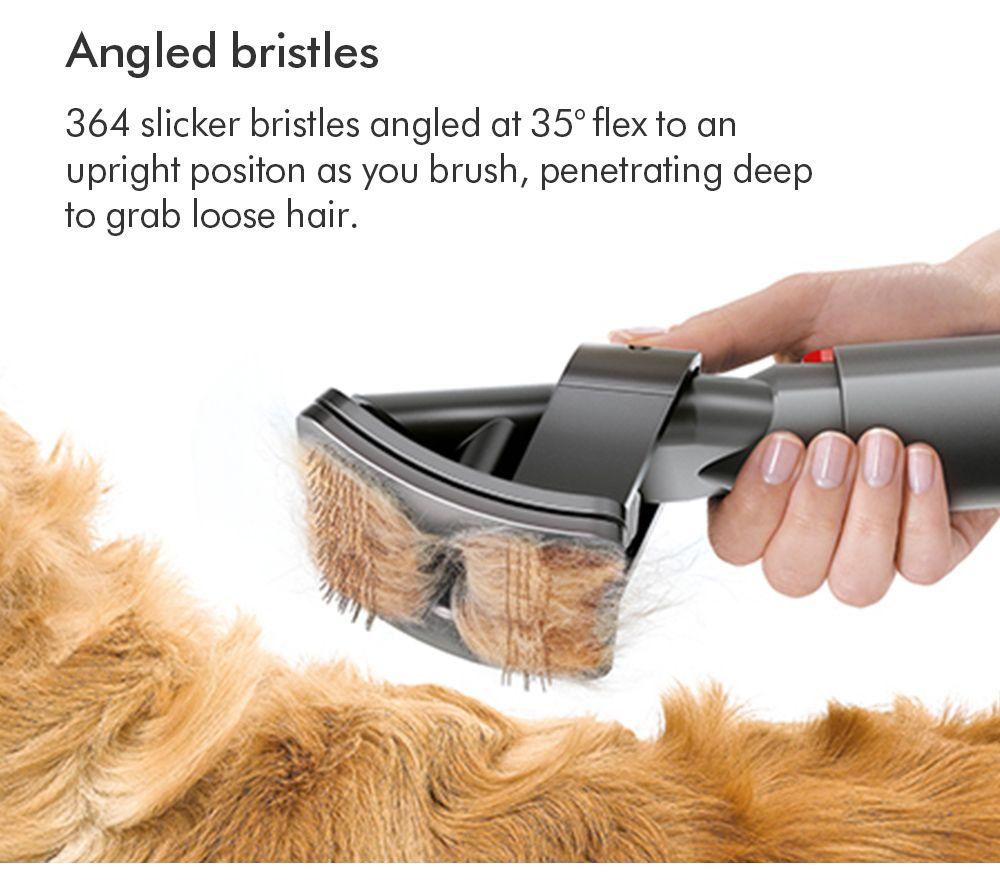 Dog brush and sales vacuum