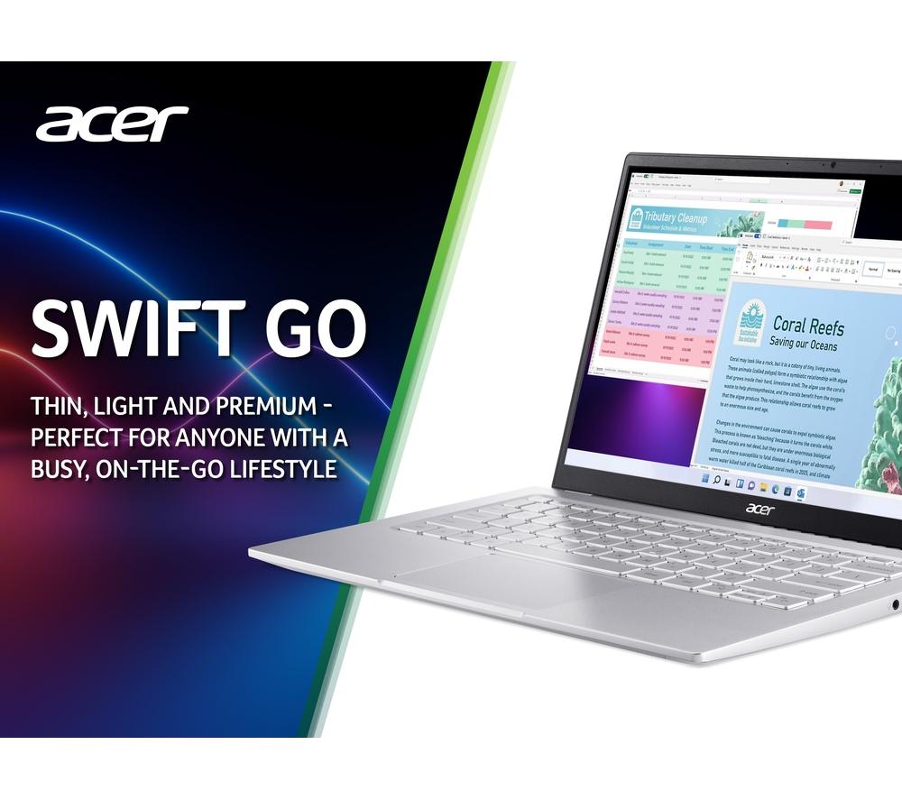 ACER Swift Go 14' Laptop - AMD Ryzen 5, 512 GB SSD, Silver - image 4