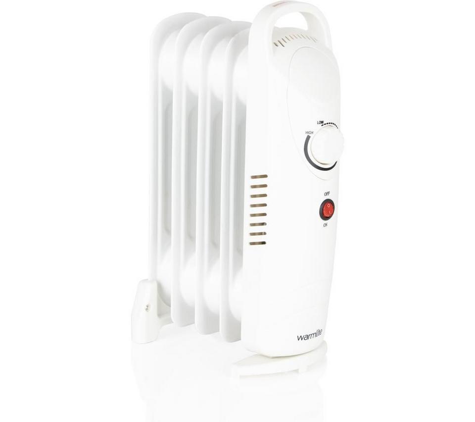 WARMLITE WL43002YW Portable Oil-Filled Radiator - White