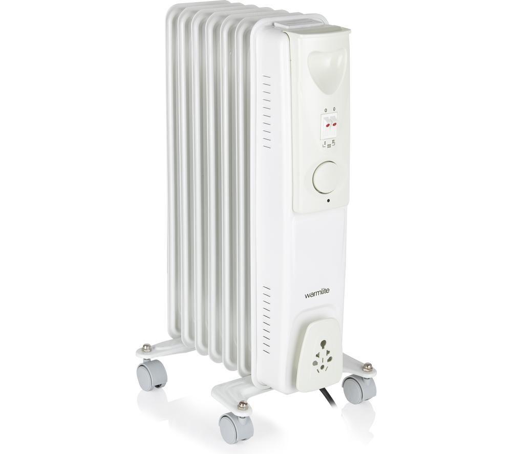 WARMLITE WL43003YW Portable Oil-Filled Radiator - White image number 2 of 7