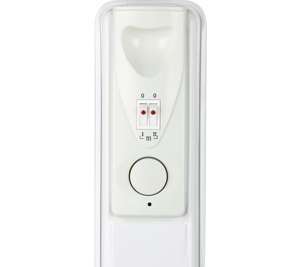 WARMLITE WL43003YW Portable Oil-Filled Radiator - White image number 4 of 7