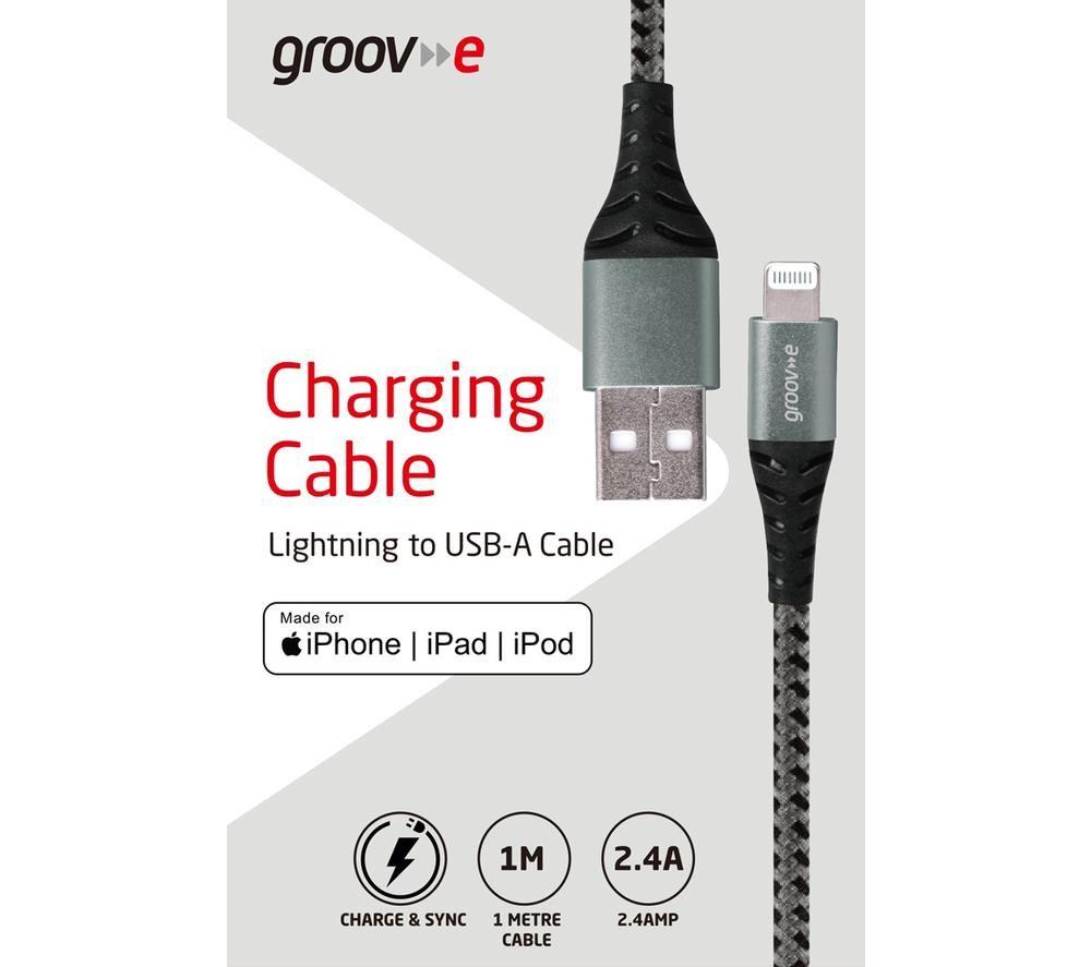 GROOV-E GVMA043SG Lightning Cable - 1 m image number 2 of 3