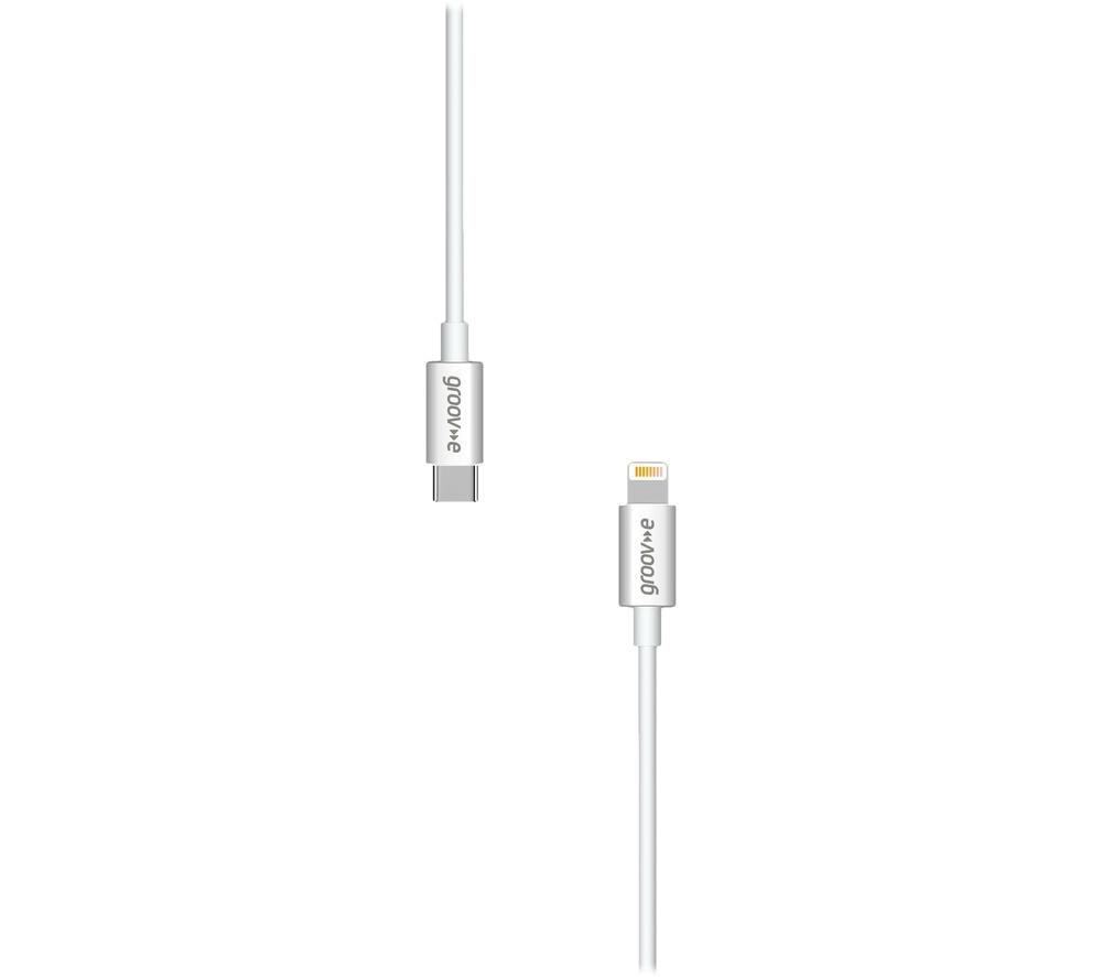 GROOV-E GVMA046WE USB Type-C to Lightning Cable - 1 m image number 3 of 3